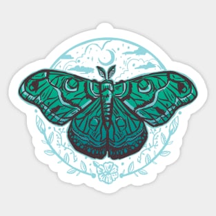 Moon moth Sticker